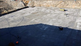 Aydında Sarıçay Barajı yükseliyor