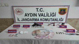 Aydında silah kaçakçılığı ve uyuşturucu operasyonu