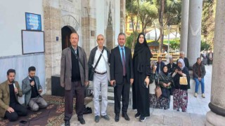 Aydından kutsal topraklara 125 kişilik umre kafilesi uğurlandı
