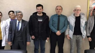 Bafra Gençlik Merkezinde engelli atama sevinci