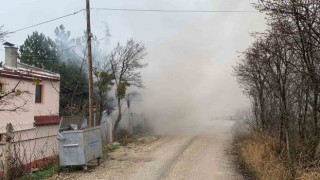 Bağ evinde korkutan yangın