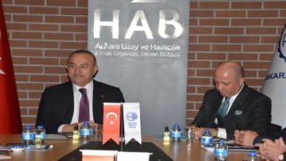 Bakan Çavuşoğlu ASO Yönetim Kurulu Toplantısına katıldı