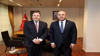 Bakan Çavuşoğlu, Brükselde AB ve BM temsilcileri ile görüştü