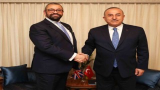 Bakan Çavuşoğlu, İngiliz mevkidaşı Cleverly ile bir araya geldi