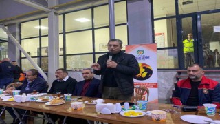 Bakan Yardımcısı Baydaş ile Vali Şahin itfaiyecilerle iftar yaptı