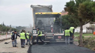 Balıkesir Büyükşehirden Susurluk ve İvrindiye sıcak asfalt