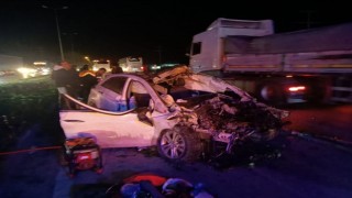 Bandırmada trafik kazası: 1 ölü, 2 yaralı
