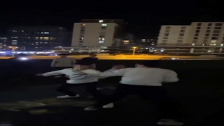 Başakşehirde arkadaşlarını kavga ettirip izlediler, o anları ise kayda aldılar