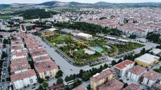Başkan Aşgın, millet bahçesi inşaatında incelemelerde bulundu