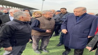 Başkan Büyükkılıç, Erdoğan ile Elbistanda bir araya geldi