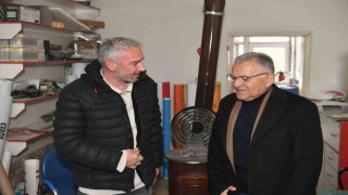 Başkan Büyükkılıç, Tomarzada esnaf ve vatandaşla buluştu