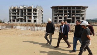 Başkan Kaplan, “Koçarlıda TOKİ konutları hızla yükseliyor”