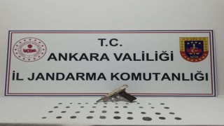Başkentte 40 adet sikke ele geçirildi