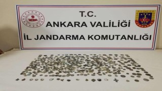 Başkentte farklı dönemlere ait 680 adet sikke ele geçirildi