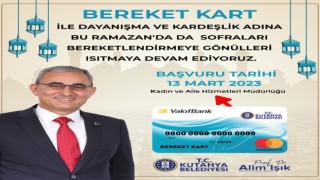 Bereket kartın limiti 500 TLye çıkarıldı