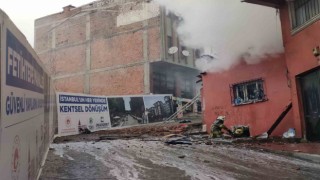 Beyoğlunda tek katlı gecekonduda yangın: 1 yaralı