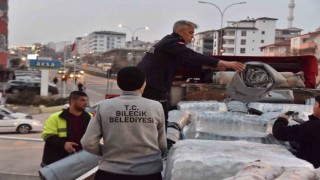 Bilecik Belediyesinin 21inci yardım tırı deprem bölgesine gönderildi