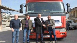 Bozüyük Belediyesi un yüklü 11inci yardım tırı Kahramanmaraşa yola çıktı