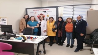 Bozüyük Devlet Hastanesi Gebe Okulu şubat ayı mezunlarını verdi