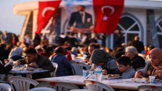 Bucada ilk iftar sofrası Mevlana Tesislerinde kuruldu