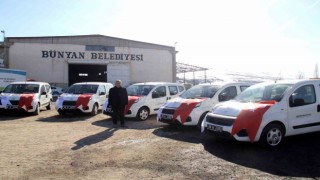 Bünyan Belediyesi araç filosu büyümeye devam ediyor