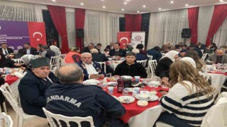 Burdur protokolü şehit ve gazi aileleri ile iftar yemeğinde buluştu