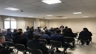 Burhaniye de Mart ayı muhtarlar toplantısı yapıldı