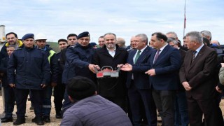 Bursada organize sanayi bölgesine yapılacak jandarma ve itfaiye binalarının temeli atıldı