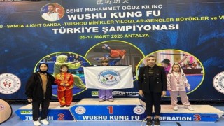 Büyükkılıçtan Büyükşehirin Türkiye Şampiyonu sporcusu minik Miraya tebrik