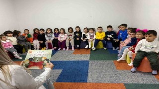 Büyükşehir Erkilet Kütüphanesinde minikler ağırlanıyor