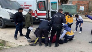 Cadde ortasında baygın halde bulundu