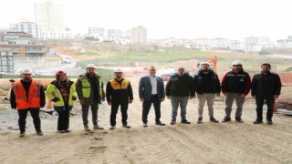 Çam ve Sakura Şehir Hastanesi bağlantı viyadüğünde çalışmalar sürüyor