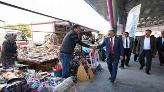 Çamyuva kapalı pazar yeri dualarla açıldı