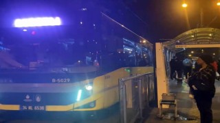 Cevizlibağda tramvay raydan çıktı, seferler İETT otobüsleri ile yapıldı