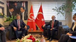 CHP Genel Başkanı Kılıçdaroğlu, Milli Yol Partisi Başkanı Çayırı ziyaret etti