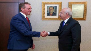 CHP lideri Kılıçdaroğlu, ABD Büyükelçisi Flakei kabul etti
