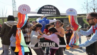 Cizreli çocuklar Gençlik ve Spor Bakanlığının projeleriyle doyasıya eğleniyor