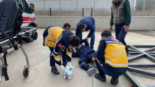 Çorluda iş kazası: 1 yaralı