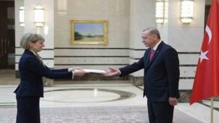 Cumhurbaşkanı Erdoğan, Birleşik Krallık Büyükelçisi Jill Morrisi kabul etti