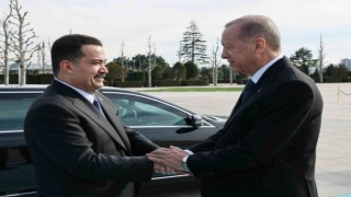 Cumhurbaşkanı Erdoğan, Irak Başbakanı es-Sudaniyi resmi törenle karşıladı