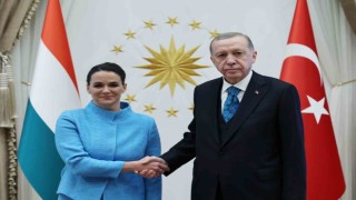 Cumhurbaşkanı Erdoğan, Macaristan Cumhurbaşkanı Novakı resmi törenle karşıladı