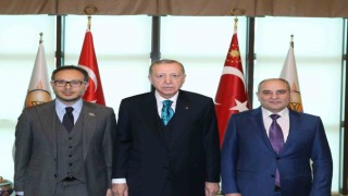 Cumhurbaşkanı Erdoğan, Yeni Azerbaycan Partisi heyetini kabul etti