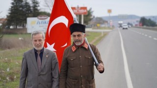 Dededen toruna vefa için 5. kez yürüyen Gümüş, Keşana ulaştı