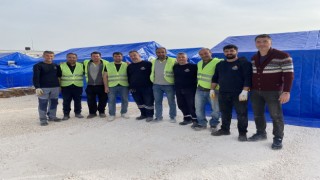 Denizli OSBden Adıyamana çadır kent