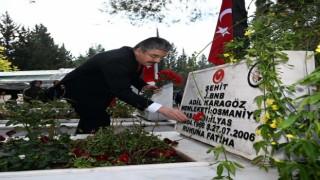 Deprem bölgesi Osmaniyede şehitler anıldı