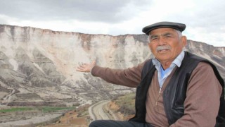 Deprem doğal mağaraların olduğu dağda kopmalara neden oldu