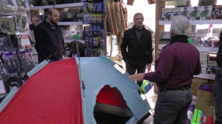 Deprem korkusu çadıra talebi arttırdı