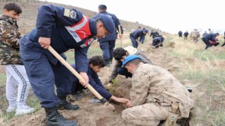 Depremde hayatını kaybedenler Aksarayda fidan dikilerek anıldı