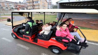 Depremzede çocuklara eğlenceli trafik eğitimi