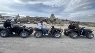 Depremzede gençler ATV turları ile Kapadokyayı keşfetti